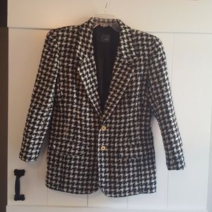 Lizwear petite houndstooth jacket blazer